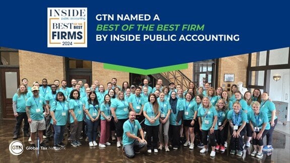 GTN named a 2024 Best of the Best Firms by INSIDE Public Accounting.